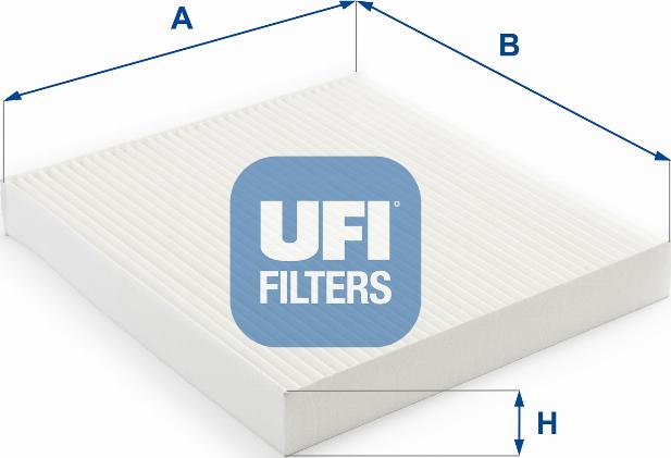 UFI 53.383.00 - Filtre, air de l'habitacle cwaw.fr