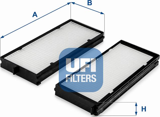 UFI 53.333.00 - Filtre, air de l'habitacle cwaw.fr