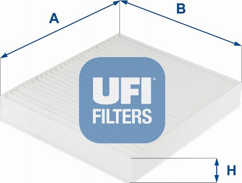 UFI 53.249.00 - Filtre, air de l'habitacle cwaw.fr