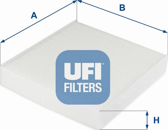 UFI 53.256.00 - Filtre, air de l'habitacle cwaw.fr