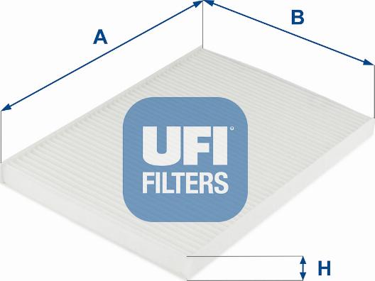 UFI 53.252.00 - Filtre, air de l'habitacle cwaw.fr