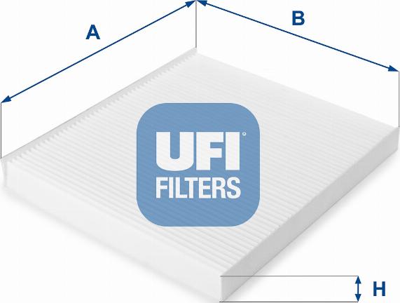 UFI 53.209.00 - Filtre, air de l'habitacle cwaw.fr