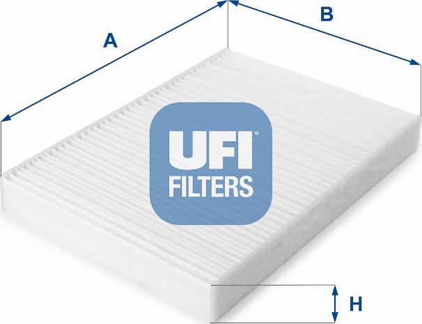 UFI 53.206.00 - Filtre, air de l'habitacle cwaw.fr