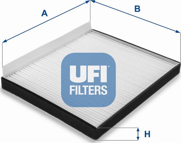 UFI 53.208.00 - Filtre, air de l'habitacle cwaw.fr