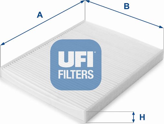 UFI 53.207.00 - Filtre, air de l'habitacle cwaw.fr