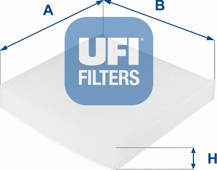 UFI 53.210.00 - Filtre, air de l'habitacle cwaw.fr