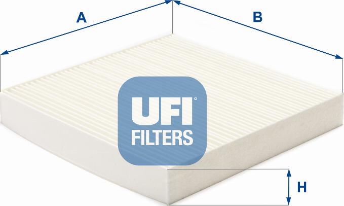 UFI 53.232.00 - Filtre, air de l'habitacle cwaw.fr