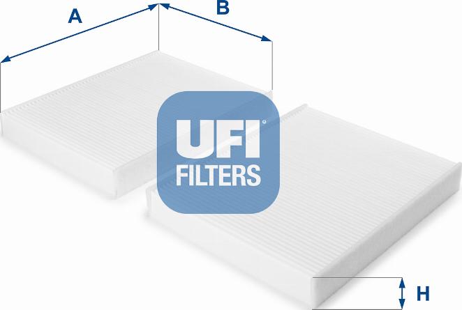 UFI 53.229.00 - Filtre, air de l'habitacle cwaw.fr