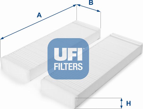 UFI 53.226.00 - Filtre, air de l'habitacle cwaw.fr