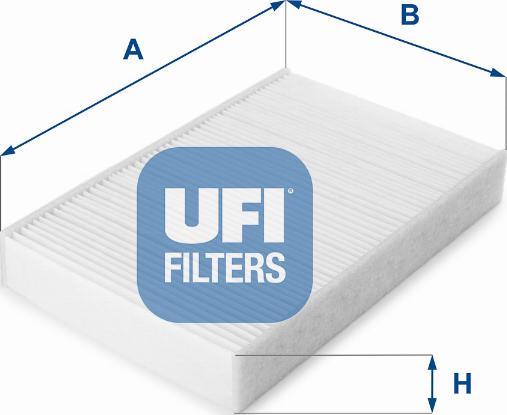 UFI 53.223.00 - Filtre, air de l'habitacle cwaw.fr