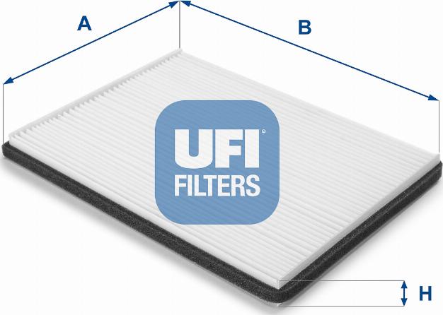 UFI 53.222.00 - Filtre, air de l'habitacle cwaw.fr