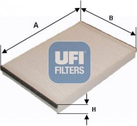 UFI 53.422.00 - Filtre, air de l'habitacle cwaw.fr