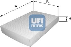 UFI 53.423.00 - Filtre, air de l'habitacle cwaw.fr