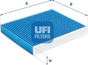 UFI 34.199.00 - Filtre, air de l'habitacle cwaw.fr