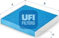 UFI 34.274.00 - Filtre, air de l'habitacle cwaw.fr