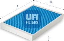 UFI 34.159.00 - Filtre, air de l'habitacle cwaw.fr