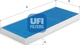 UFI 34.156.00 - Filtre, air de l'habitacle cwaw.fr