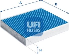 UFI 34.158.00 - Filtre, air de l'habitacle cwaw.fr