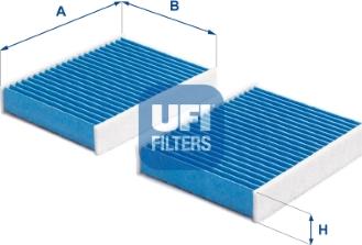 UFI 34.104.00 - Filtre, air de l'habitacle cwaw.fr