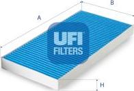 UFI 34.100.00 - Filtre, air de l'habitacle cwaw.fr