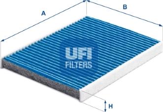 UFI 34.331.00 - Filtre, air de l'habitacle cwaw.fr