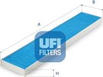 UFI 34.118.00 - Filtre, air de l'habitacle cwaw.fr