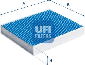 UFI 34.136.00 - Filtre, air de l'habitacle cwaw.fr