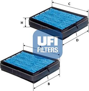 UFI 34.130.00 - Filtre, air de l'habitacle cwaw.fr