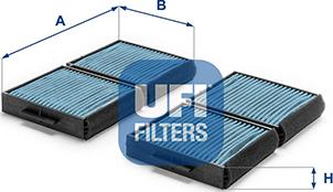 UFI 34.129.00 - Filtre, air de l'habitacle cwaw.fr