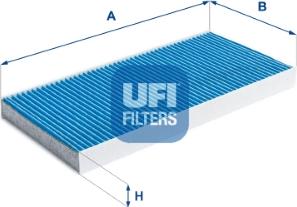 UFI 34.146.00 - Filtre, air de l'habitacle cwaw.fr