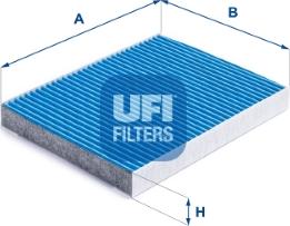 UFI 34.171.00 - Filtre, air de l'habitacle cwaw.fr