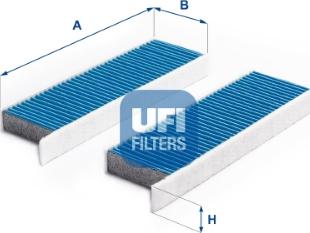 UFI 34.172.00 - Filtre, air de l'habitacle cwaw.fr