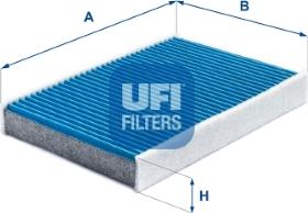 UFI 34.249.00 - Filtre, air de l'habitacle cwaw.fr