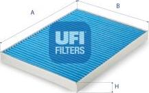 UFI 34.263.00 - Filtre, air de l'habitacle cwaw.fr