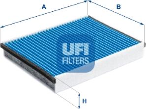 UFI 34.218.00 - Filtre, air de l'habitacle cwaw.fr