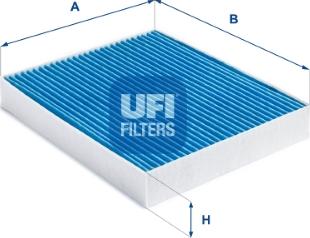 UFI 34.289.00 - Filtre, air de l'habitacle cwaw.fr