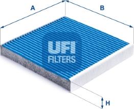 UFI 34.282.00 - Filtre, air de l'habitacle cwaw.fr