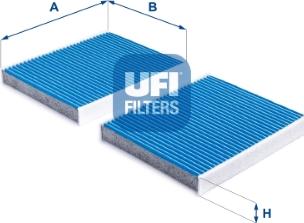 UFI 34.231.00 - Filtre, air de l'habitacle cwaw.fr