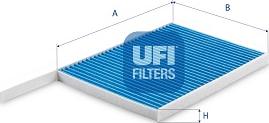 UFI 34.233.00 - Filtre, air de l'habitacle cwaw.fr