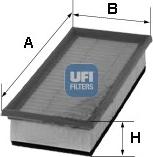 UFI 30.261.00 - Filtre à air cwaw.fr