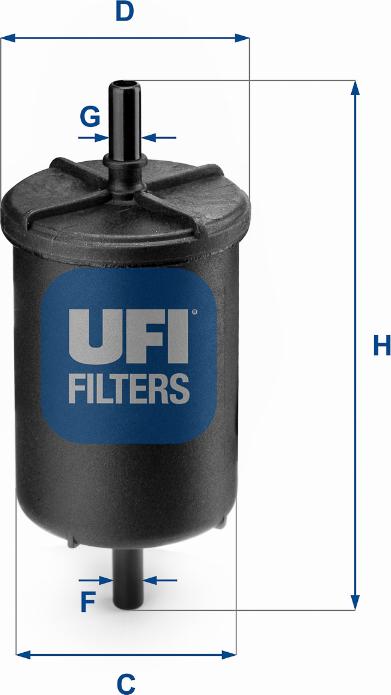 UFI 31.948.00 - Filtre à carburant cwaw.fr