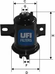 UFI 31.610.00 - Filtre à carburant cwaw.fr