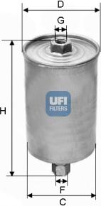 UFI 31.594.00 - Filtre à carburant cwaw.fr