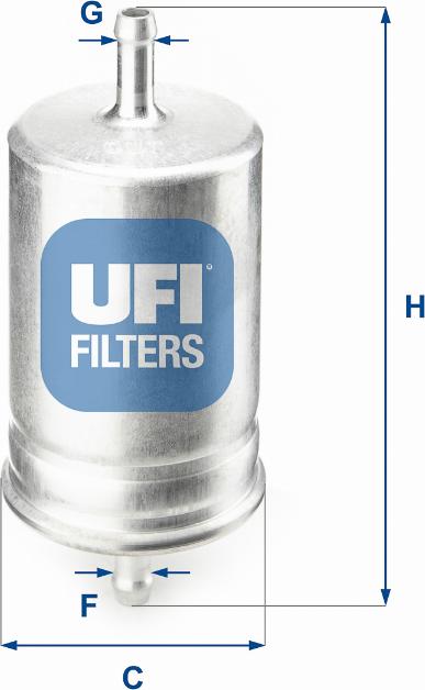 UFI 31.510.00 - Filtre à carburant cwaw.fr