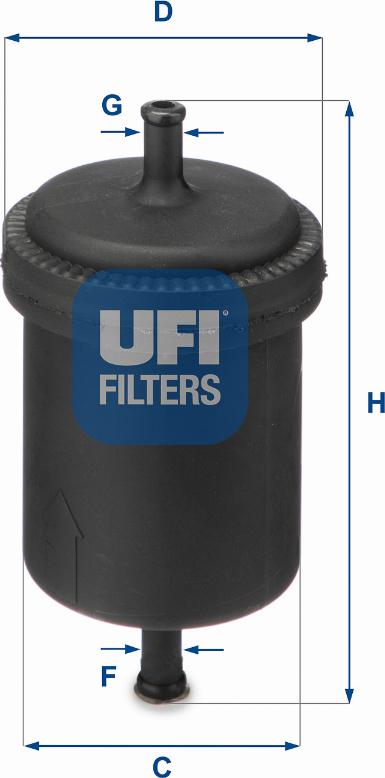 UFI 31.512.00 - Filtre à carburant cwaw.fr