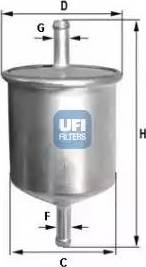 UFI 31.665.00 - Filtre à carburant cwaw.fr