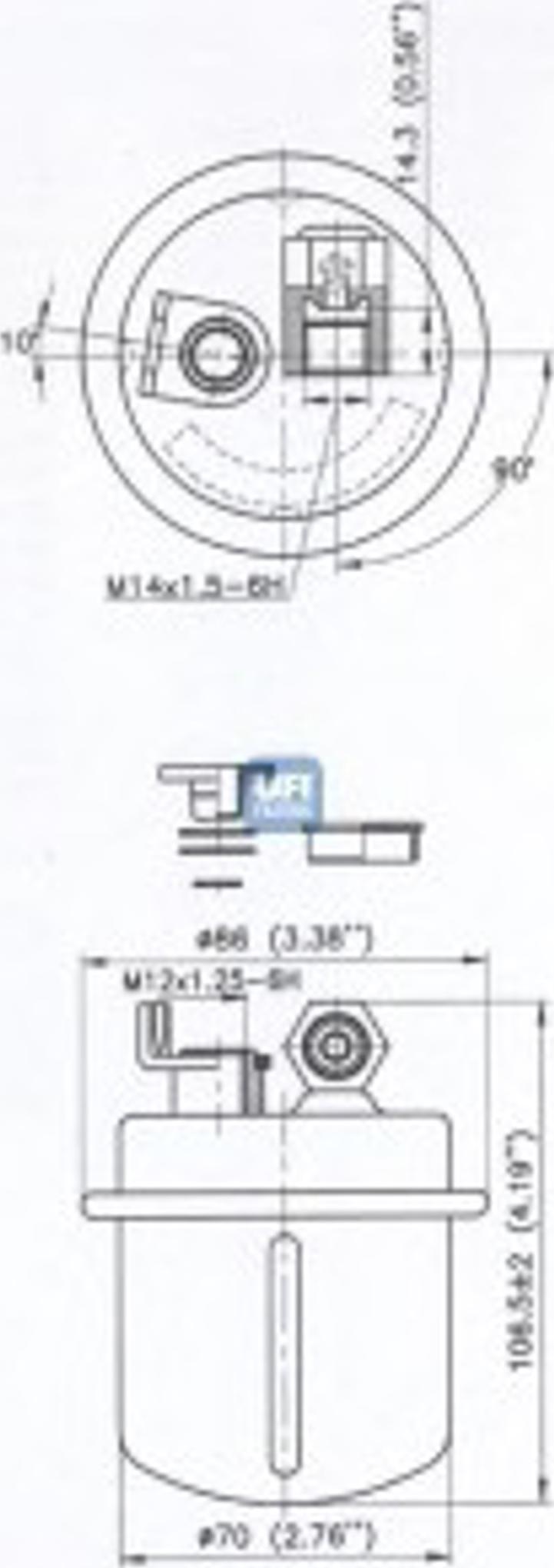 UFI 31.617.00 - Filtre à carburant cwaw.fr