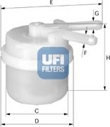 UFI 31.007.00 - Filtre à carburant cwaw.fr