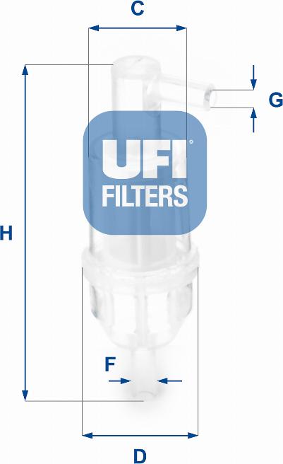 UFI 31.013.00 - Filtre à carburant cwaw.fr