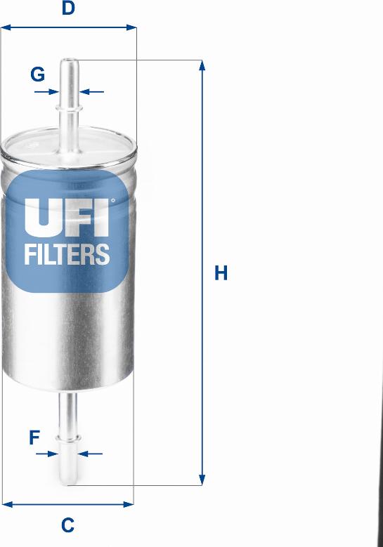 UFI 31.842.00 - Filtre à carburant cwaw.fr